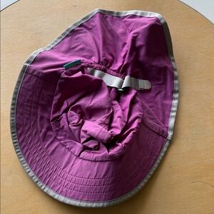 Sunday afternoons Purple Sun Hat with Gray Trim
